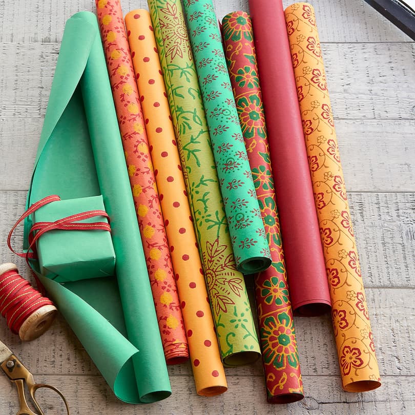 MEDLEY WRAPPING PAPER, SET OF 8 view 1