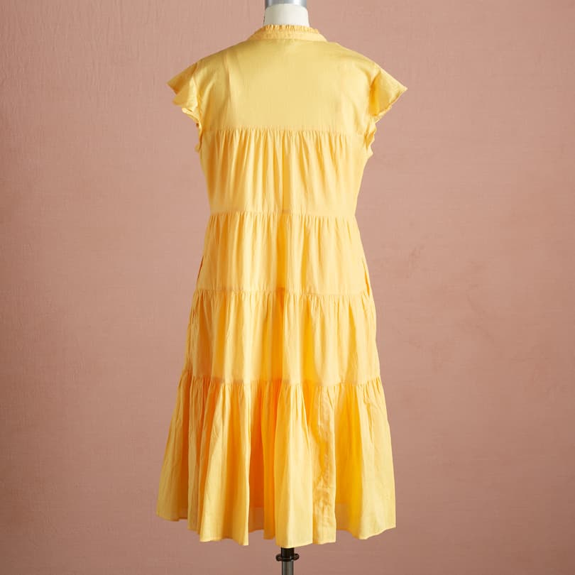 Janie Ruffle Dress, Petite View 4
