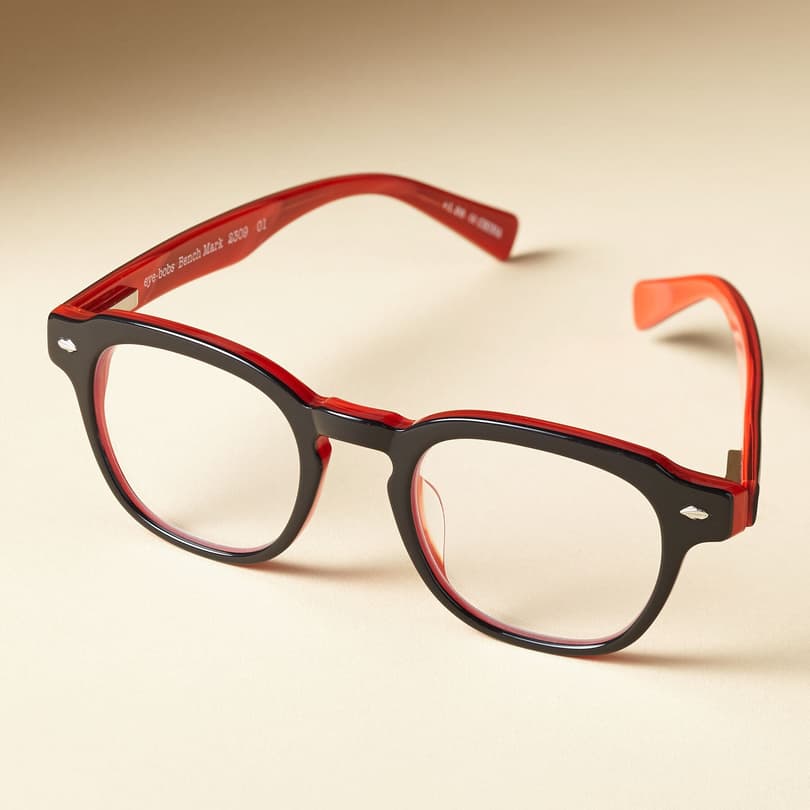 RETRO BADGER READERS view 1 BLACK/RED
