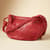 STRADA LEATHER BAG view 1 RED