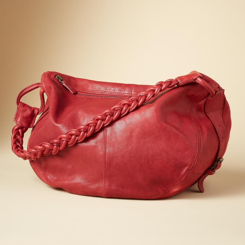 STRADA LEATHER BAG view 1 RED