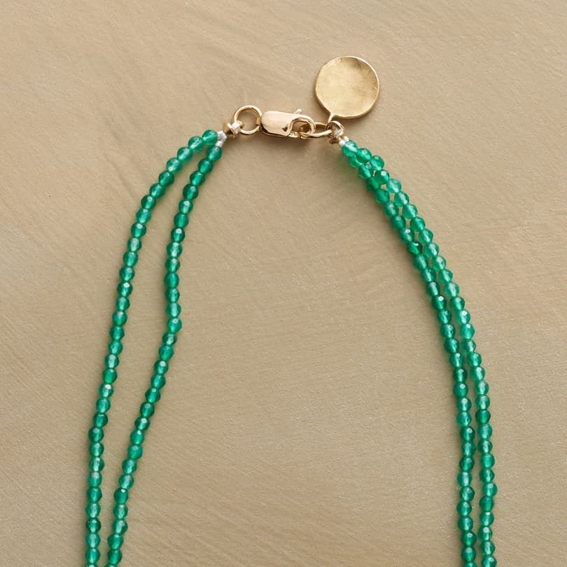 GREEN ONYX NECKLACE view 2
