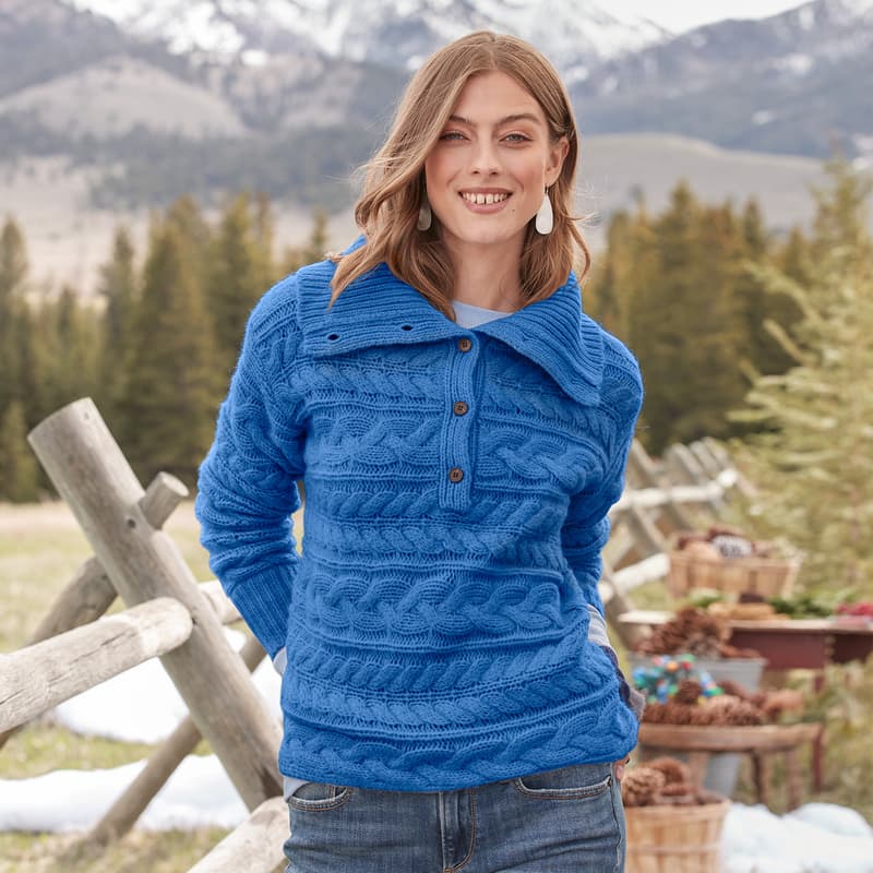 Norby Warf Sweater View 4COBALT