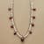 GARNET VICTORY NECKLACE view 1