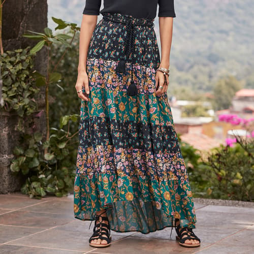 BEAUTY IN BLOOM SKIRT - PETITES view 1 FLORAL