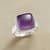 ELEVATED AMETHYST RING view 1
