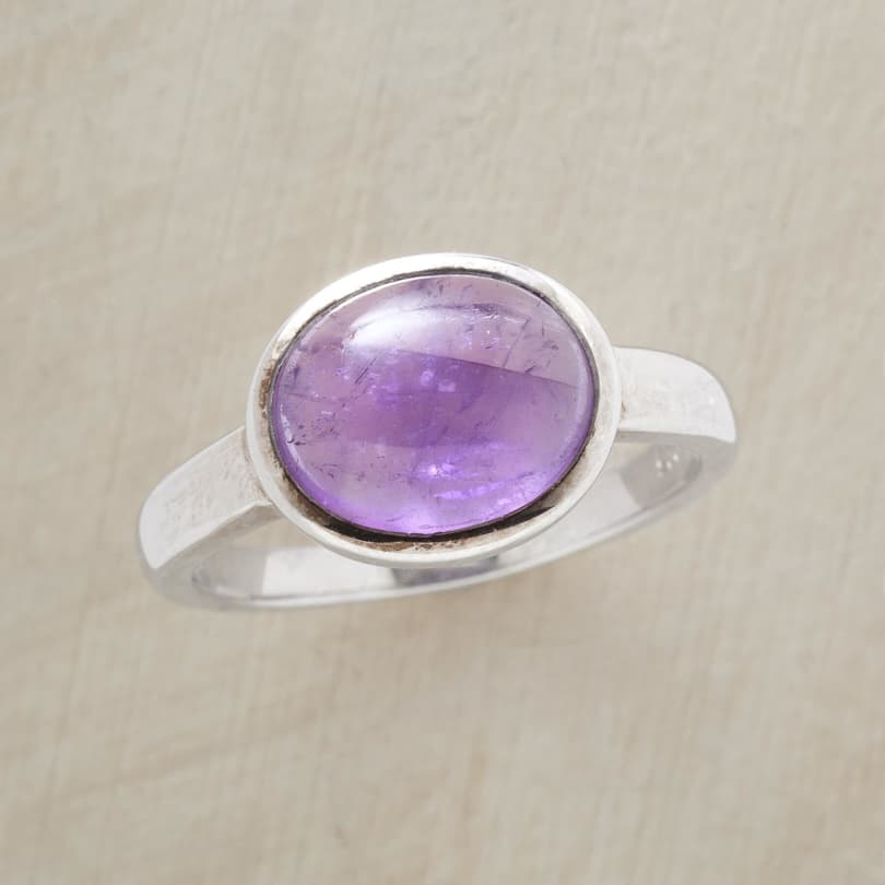 AMETHYST AMULET RING view 1