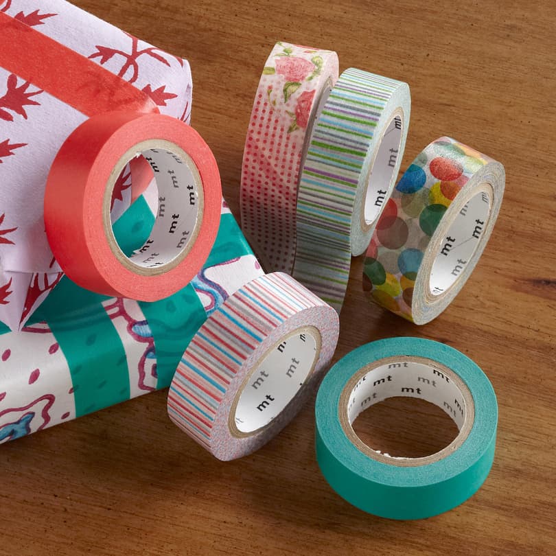 SPRING JAPANESE RICE PAPER TAPES, SET OF 6 view 1
