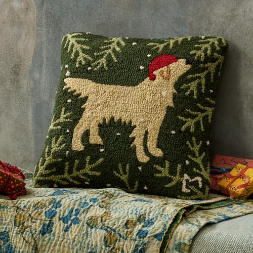 Boughs & Bow Wows Pillow
