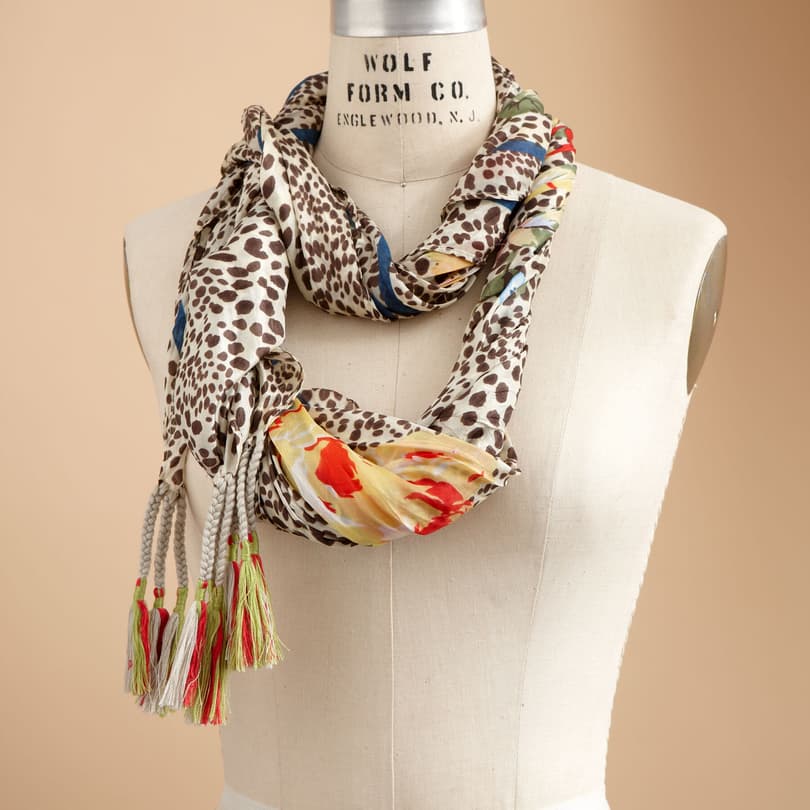 FIERCELY FLORAL SCARF view 1