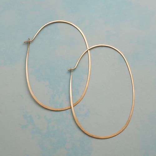 GOLD PROTRACTIONS HOOPS view 1