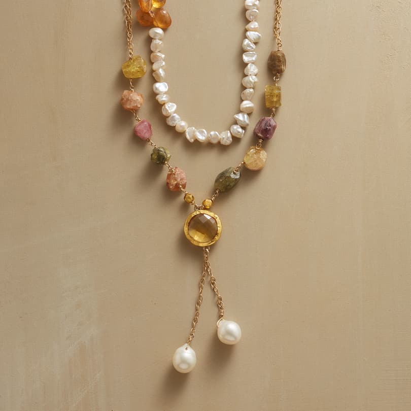 SUNLIGHT AND PEARLS NECKLACE view 1