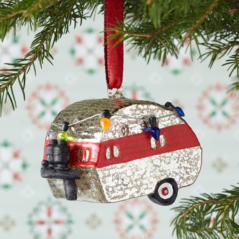 SILVERSTREAM HOLIDAY CAMPER ORNAMENT view 1