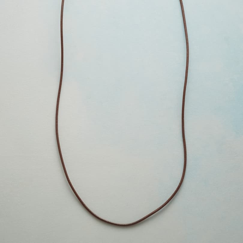 LEATHER CORD NECKLACE view 1