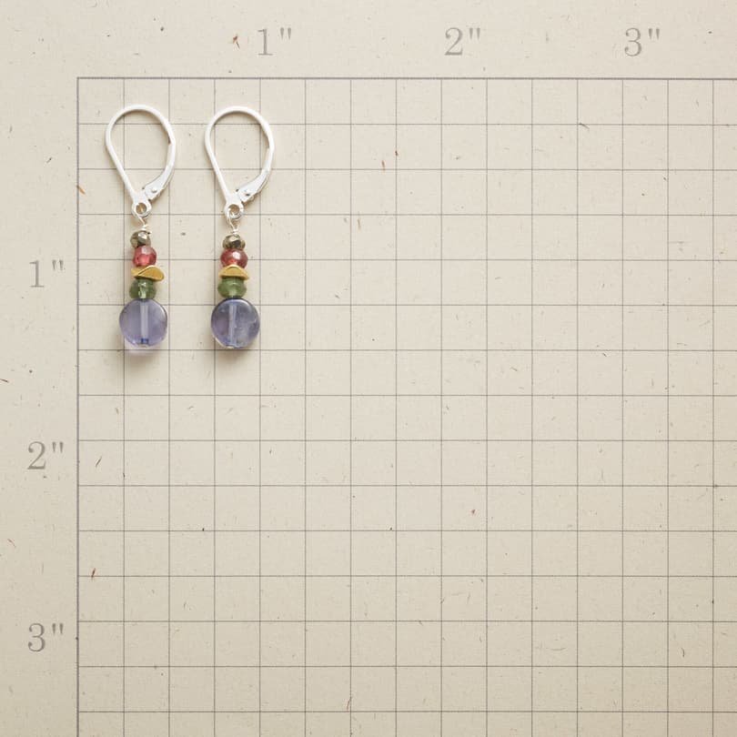 STONE STACK EARRINGS view 1