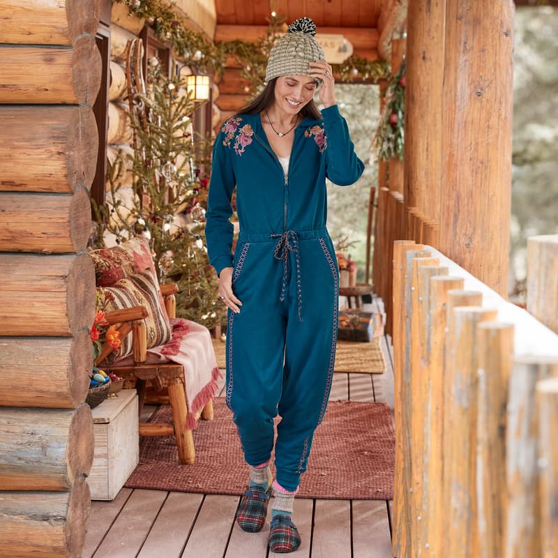 On Holiday Jumpsuit View 10TEAL