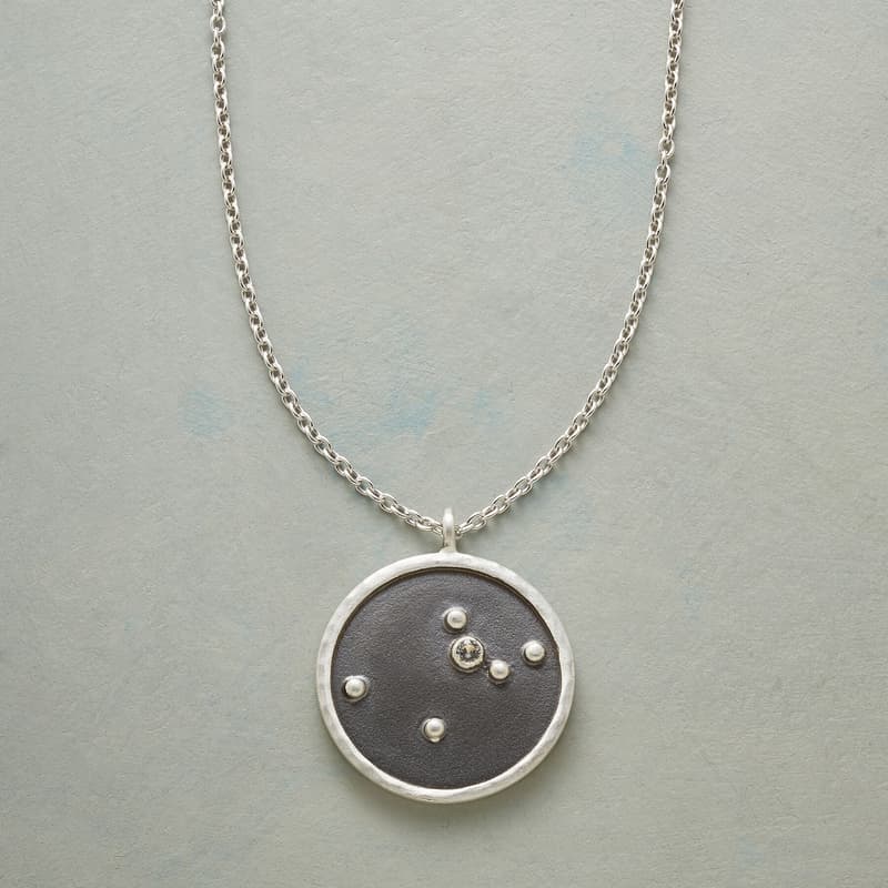 STERLING SILVER ZODIAC CONSTELLATION NECKLACE view