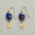 EXCEPTIONAL LAPIS EARRINGS view 1