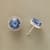 WREATHED BLUE TOPAZ EARRINGS view 1