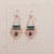 Ruby Trapeze Earrings View 2