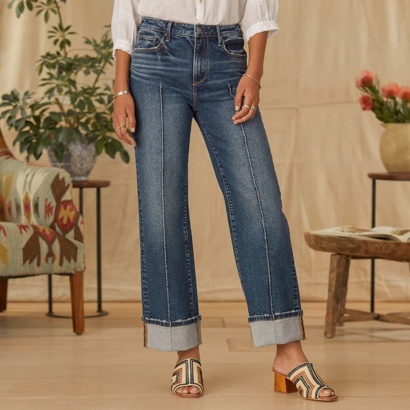 Vintage Pintuck Jeans View 3