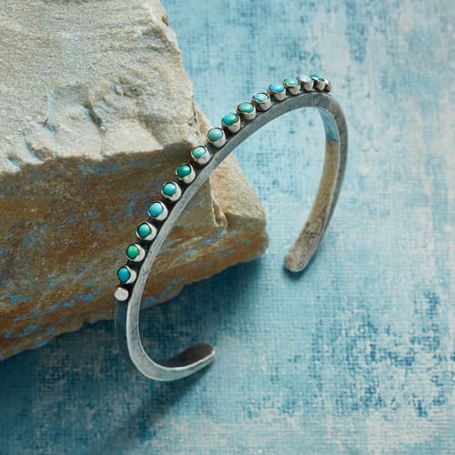 REFINED TURQUOISE CUFF view 1