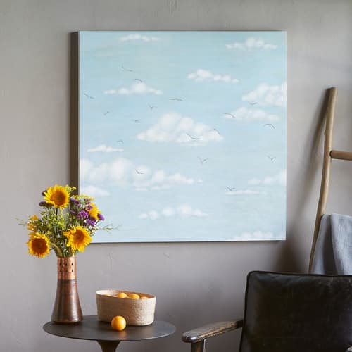 SOARING ABOVE THE CLOUDS PAINTING view 1