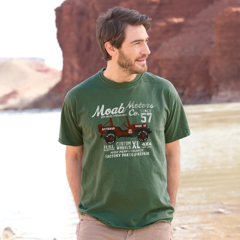 MOAB MOTORS GRAPHIC TEE view 1