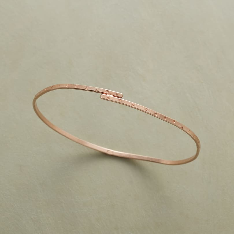 ROSE GOLD STORYLINE BANGLE view 1