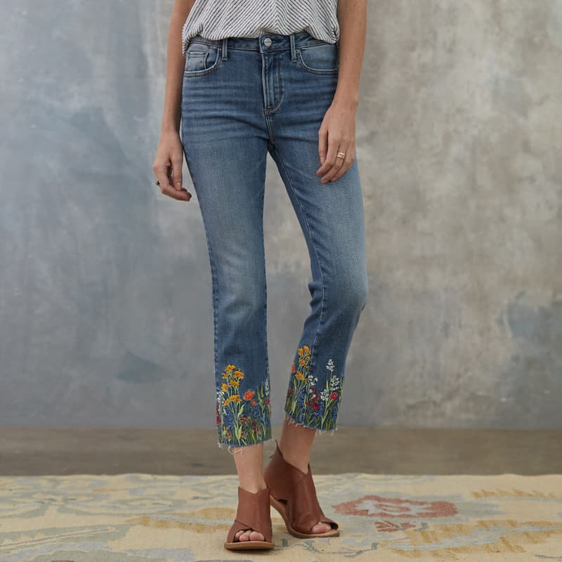 COLETTE GARDEN VIEW JEANS view 1 MED WASH