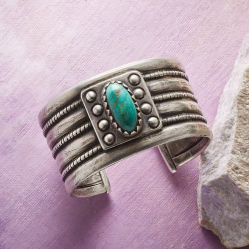 Storylines Turquoise Cuff View 1
