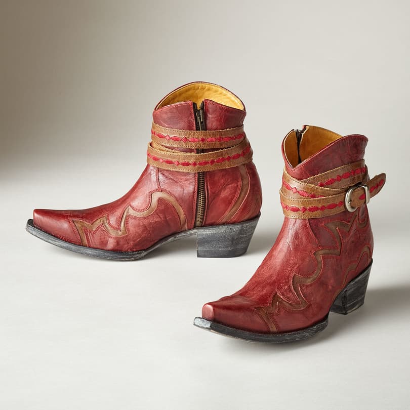 LORENZA BOOTS view 1 RED
