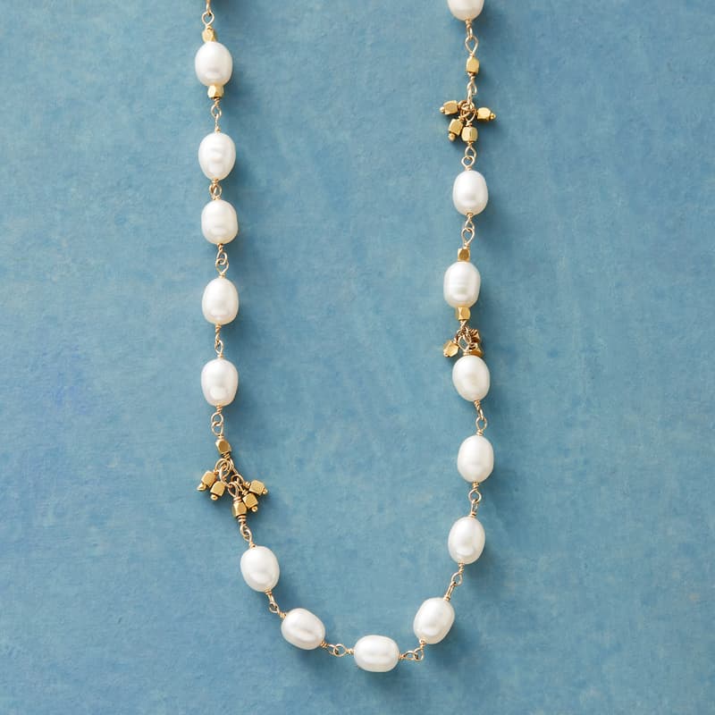 Pitter Patter Pearl Necklace View 1