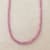 HEAVENLY PINK SAPPHIRE NECKLACE view 1