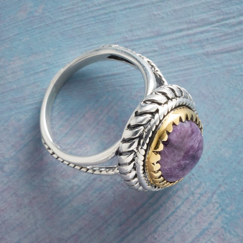 UNMISTAKABLY CHAROITE RING View 2