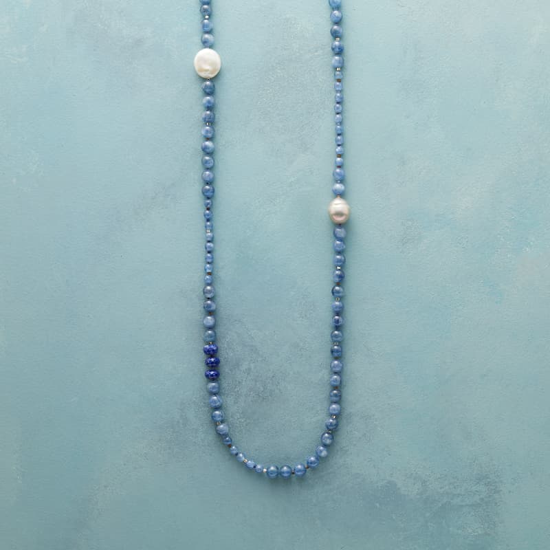 Lapis Rope Necklace