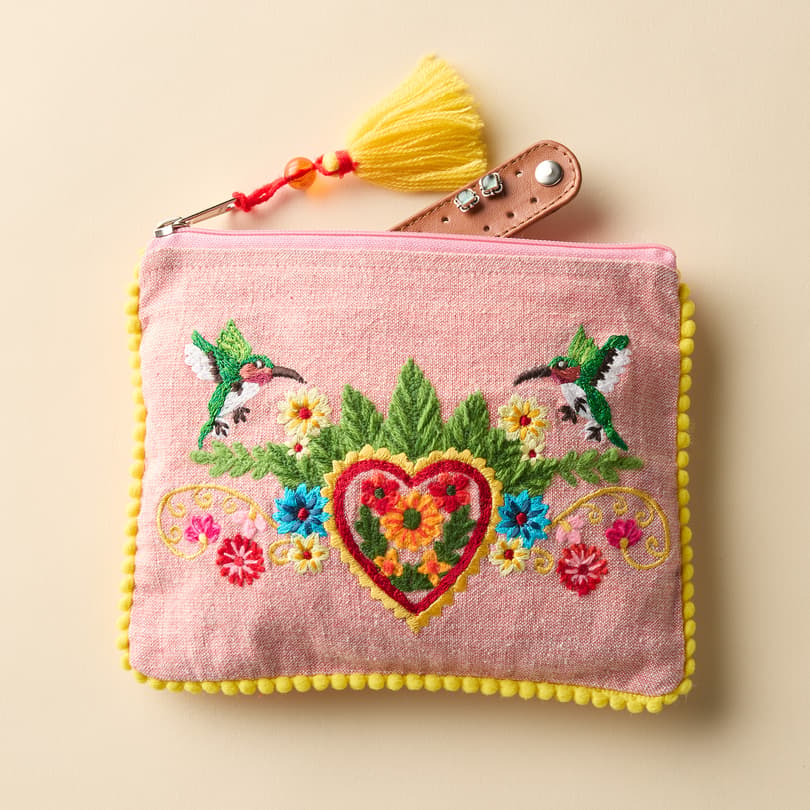 Hummingbirds Jewelry Pouch View 2