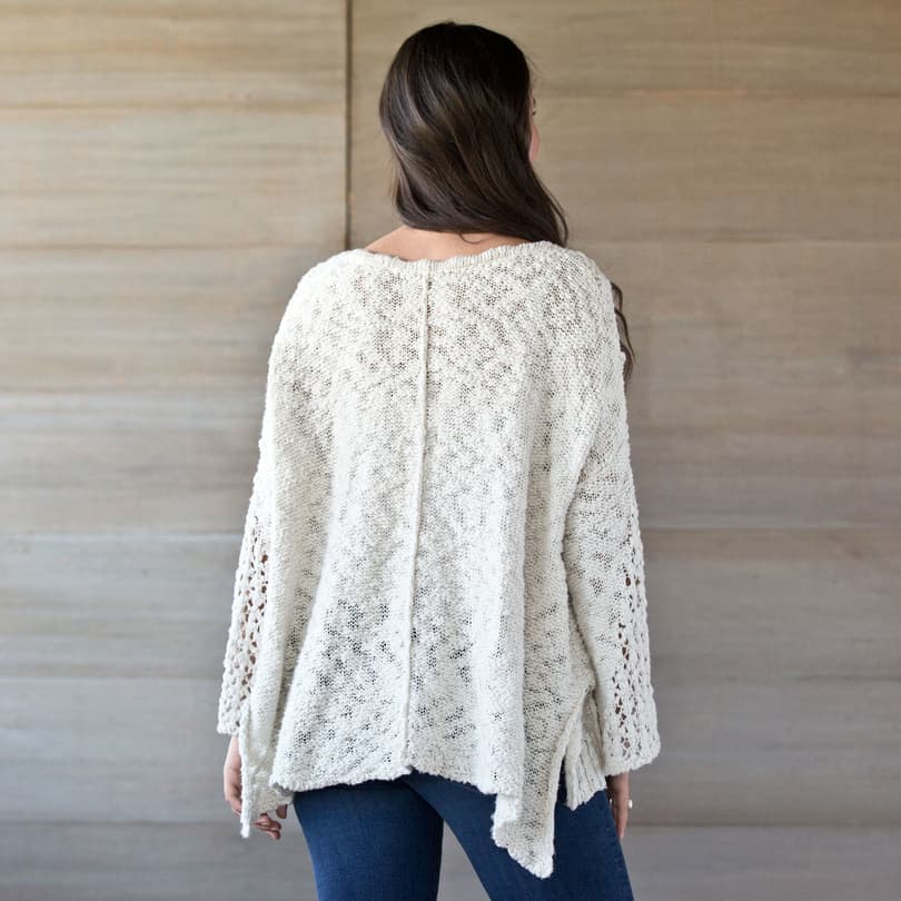 PRETTY POINTELLE SWEATER view 1