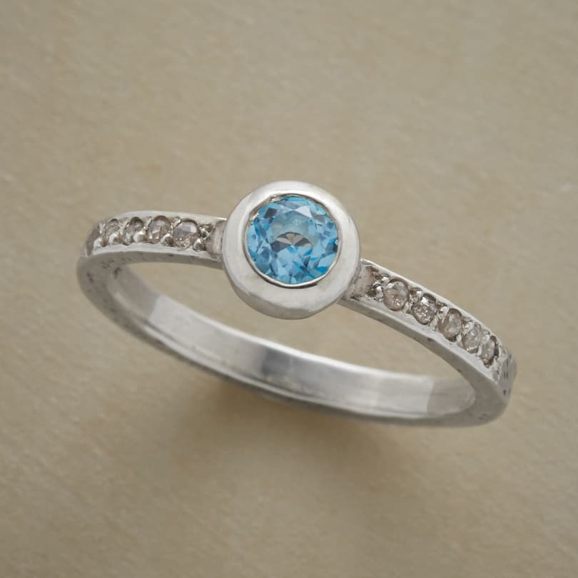 LADY BLUE RING view 1