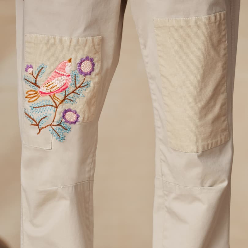 Ariel Embroidered Pant View 7