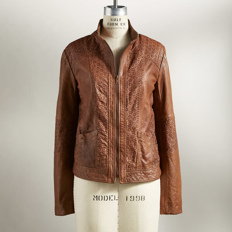 HUTTON LEATHER JACKET view 2