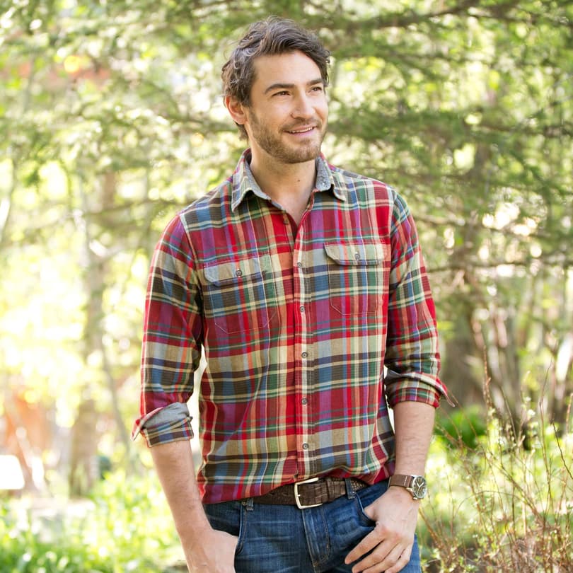 TAILOR VINTAGE RED PLAID view 1
