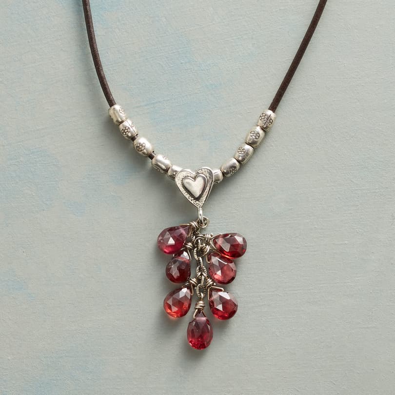 LOVING GARNETS NECKLACE view 1