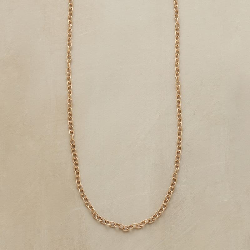 20” GOLD CHAIN CHARMSTARTER NECKLACE view 1