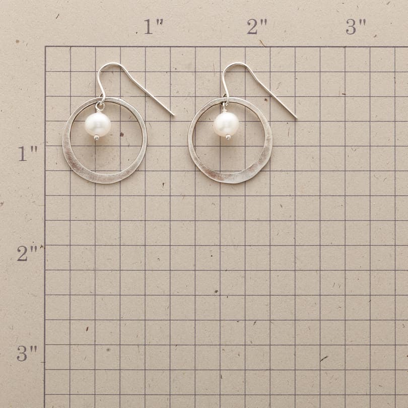 PEARL CRESCENT EARRINGS view 1