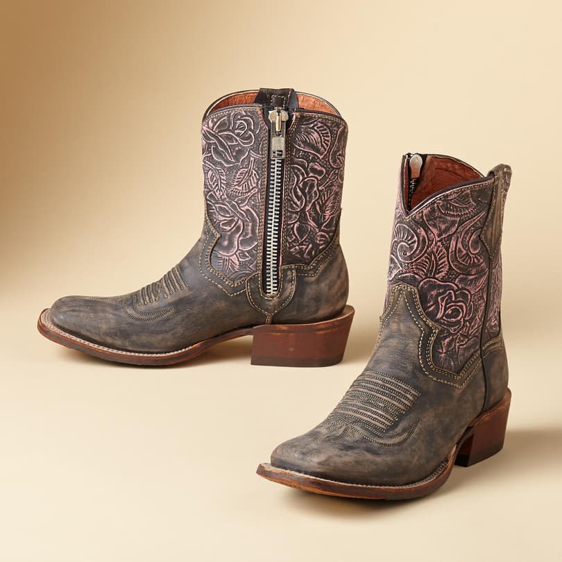 COSMOPOLITAN TOOLED BOOTS view 1