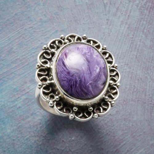 Charmed By Charoite Ring View 1