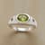 CRESTED PERIDOT RING view 1