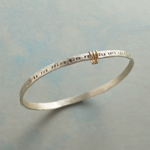 HOPE IS THE THING BANGLE BRACELET view 1