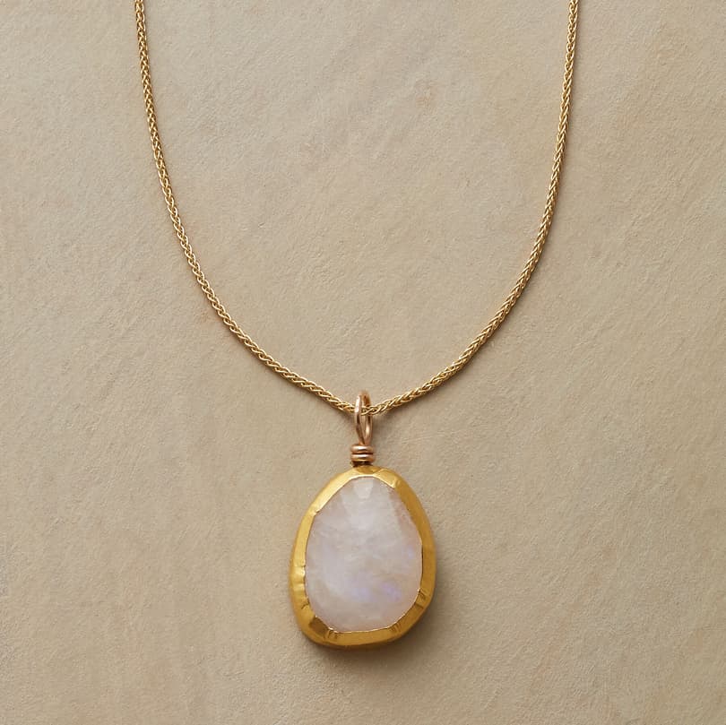 CHARMED MOONSTONE NECKLACE view 1